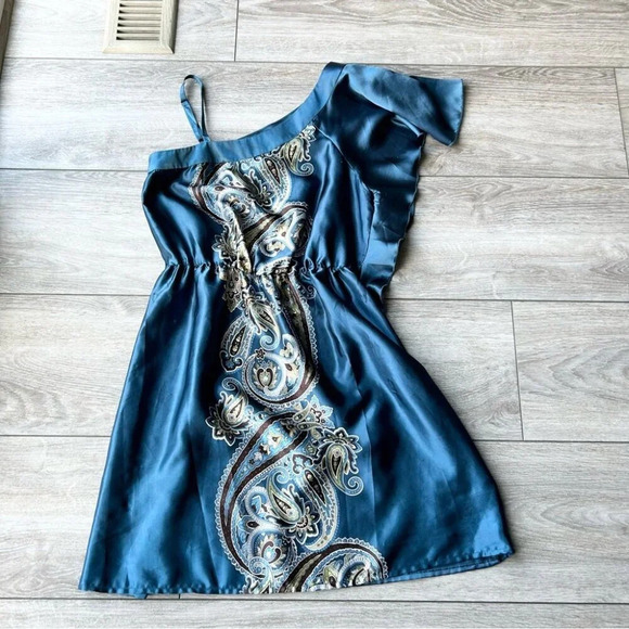 I.N. San Francisco One Shoulder Satin Dresses - Picture 4 of 14